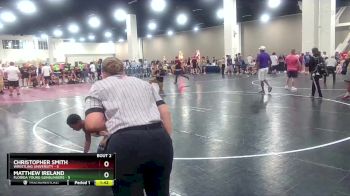 113 lbs Round 1 (6 Team) - Matthew Ireland, Florida Young Gunslingers vs Christopher Smith, Wrestling University