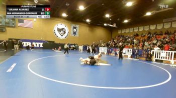 130 lbs Champ. Round 2 - Juliana Alvarez, Selma vs Mia Hernandez-Gonzalez, Mendota