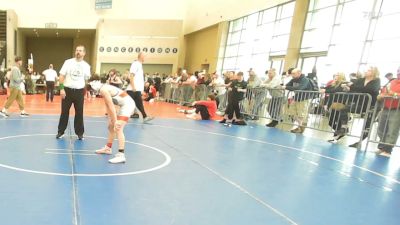 96-I lbs Consi Of 8 #2 - Brixton Fortin, Revolution Wrestling Club vs Jayden Clement, Orchard South WC