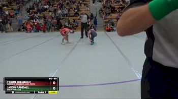 90 lbs Round 2 - Jaxon Randall, Jesup Mat Club vs Tyson Edelbach, Wabasha-Kellogg-Alma-Pepin