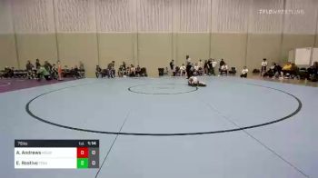 75 lbs Rr Rnd 3 - Ashton Andrews, Mojo Grappling Academy 14U vs Evan Restivo, Team Texas 14U