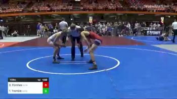 113 lbs Consi Of 8 #2 - Daylan Forshee, Darkhorse Wrestling Club vs Tate Tromble, Windy City