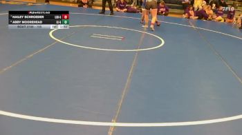 155 lbs 7th Place Match - Abby Moorehead, Lincoln East vs Hailey Schroeder, Lincoln Standing Bear