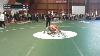 112 lbs Final - Kody Dott, Journeymen vs Jake Ruiz, Empire