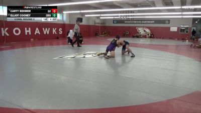 141 lbs Cons. Round 3 - Elliot Cooney, Cornell College vs Carty Behmer, Grand View (Iowa)