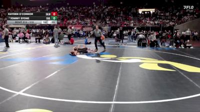 110 lbs Cons. Round 3 - Tommy Stone, Eagle vs Kayden O`Connor, Salmon