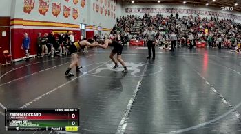 144 lbs Cons. Round 3 - Zaiden Lockard, Lake Catholic vs Logan Sell, Garrettsville Garfield