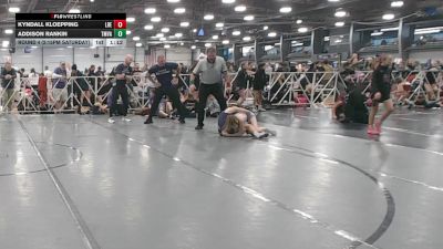 92 lbs Round 4 (2:15pm Saturday) - Kyndall Kloepping, Lady Reapers vs Addison Rankin, Team VA/USA