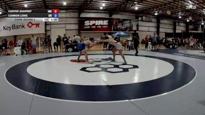 74 kg Cons. Round 4 - Carter Shupert, Cougar Wrestling Club vs Cannon Long, Shenandoah Valley RTC
