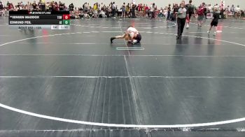 125 lbs Cons. Round 3 - **Jensen Maddox, Gamehouse Training Center vs Edmund Feil, Alpha Elite