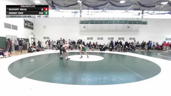 132 lbs Quarterfinal - Zackary Jhilal, Joel Barlow vs Jeremy Ruiz, New London