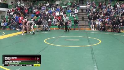 165 lbs Cons. Semi - Talon Boyd, Ashland vs Budder Manley, River Valley (bidwell)