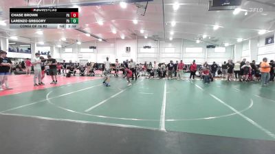 J-96 lbs Consi Of 16 #2 - Chase Brown, PA vs Larenzo Gregory, PA