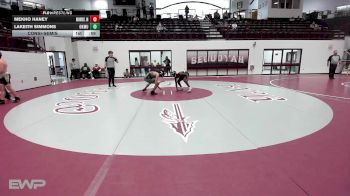 112 lbs Consolation - Mekho Haney, Morris JH/HS Wrestling vs Lakeith Simmons, Okmulgee High School