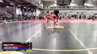 125 lbs Round 2 - Angelina Vargas, Greater Heights Wrestling vs Rory Flores, Missouri