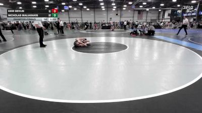 80 lbs Quarterfinal - Keir Devlin, NJ vs Nicholas Maliarakis, NY