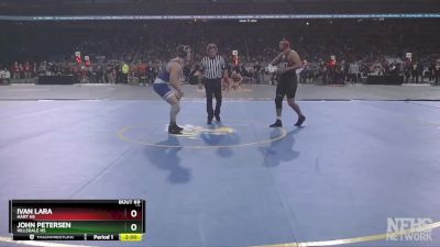 D3-215 lbs Champ. Round 1 - John Petersen, Hillsdale HS vs Ivan Lara, Hart HS