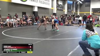 155 lbs Round 1 (4 Team) - Zoey Bly, Minnesota Storm 2 vs Athena Alvarez, NE Valkyrie