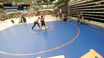 151-157 lbs Cons. Round 1 - Tailan Robinson, Harper Hawks vs Michael Northcutt, Young Warrior WrestlingAcademy