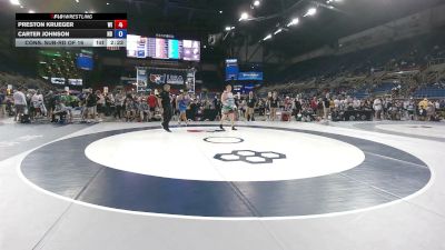285 lbs Cons. Sub-rd Of 16 - Preston Krueger, Wisconsin vs Carter Johnson, North Dakota