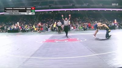 D1-113 lbs Cons. Round 3 - Hunter Sutfin, Hastings vs Rasoul Charafeddine, Dearborn Fordson