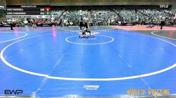 46 lbs Consi Of 4 - Colt Russell, Sandpoint Legacy Wrestling Club vs Loki Camarena, SoCal Hammers