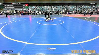 46 lbs Consi Of 4 - Colt Russell, Sandpoint Legacy Wrestling Club vs Loki Camarena, SoCal Hammers