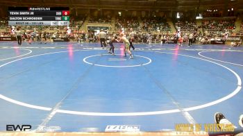 100 lbs Round Of 16 - Tevin Smith Jr, Sherman Challengers vs Dalton Schroeder, Top Notch Wrestling Club