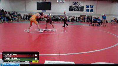 Elite 149 lbs Champ. Round 2 - Isaiah Mlsna, Minnesota State Mankato vs Cole Becker, Augsburg