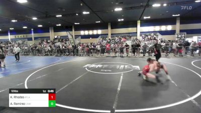 101 lbs Consi Of 32 #2 - Kayli Rhodes, Atlas Grappling vs Alexiss Ramirez, Legends Of Gold LV