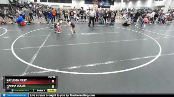 54-59 lbs Quarterfinal - Kayleigh Vest, IL vs Hanna Lollis, OK