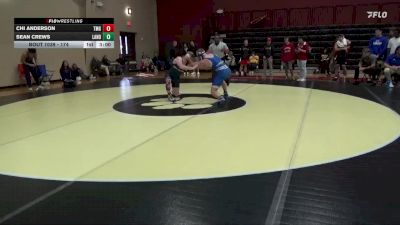 174 lbs Champ. Round 1 - Sean Crews, Lander vs Chi Anderson, Truett-McConnell (Ga.)