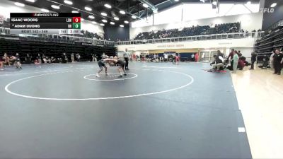149 lbs Cons. Round 3 - Isaac Woods, Lemoore College vs Adam Duong, Rio Hondo