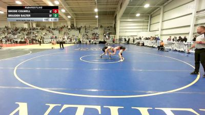 126 lbs Round Of 64 - Brode Colwell, AZ vs Braiden Salter, NY