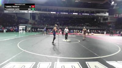 106 lbs Champ. Round 1 - Isreal Trujillo, Yuba City vs Cameron Caito, Gregori