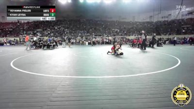 G6A-125 lbs Semifinal - Kyah Leyba, Broken Arrow-Girls vs Teyanna Fields, Lawton-Girls