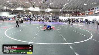 133 lbs Quarterfinal - CaRon Watson, Briar Cliff (Iowa) vs Jeramiah Steele, Menlo (Calif.)