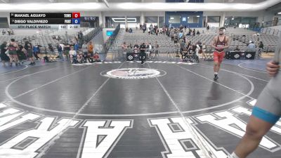 150 lbs 5th Place Match - Makael Aguayo, Team Champs Wrestling Club vs Diego Valdiviezo, Poway RTC