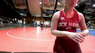 160 kg Rr Rnd 1 - Avry Ryhal, Lock Haven vs Skylah Chakouian, Elmira College