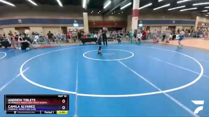 92 lbs Quarterfinal - Andrew Tiblets, Silverback Wrestling Forth Worth ...