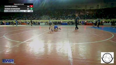 80 lbs Consi Of 32 #2 - Cooper Howell, Viking Wrestling Club vs Durbin Schroeder, Stillwater Wrestling