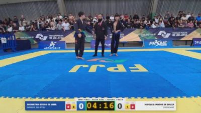 JHONATAN BUENO DE LIMA vs NICOLAS SANTOS DE SOUZA 2026 FPJJ Copa Grandes Mestres Etapa 3
