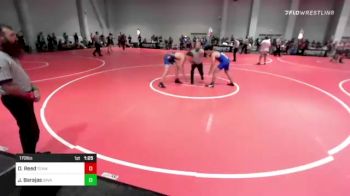 170 lbs Consi Of 8 #1 - Dalton Reed, Team Aggression vs Julian Barajas, Savage House