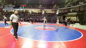 120-2A 5th Place Match - Hayden Green, Murray County vs Angel Rodriguez, East Jackson HS