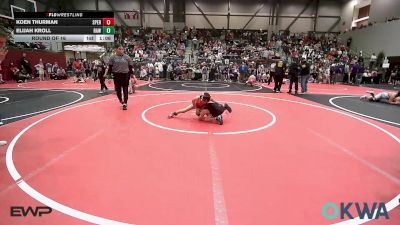 61 lbs Round Of 16 - Koen Thurman, Sperry Wrestling Club vs Elijah Kroll, Raw Wrestling Club