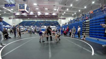 80 lbs Final - Charlie Flanery, Cowboy Wrestling Club vs Asher Bingham, Harrah Little League Wrestling