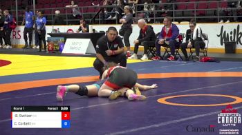 72kg Round 1 - Brydon Switzer, Edmonton WC vs Cassie Corbett, Brock WC