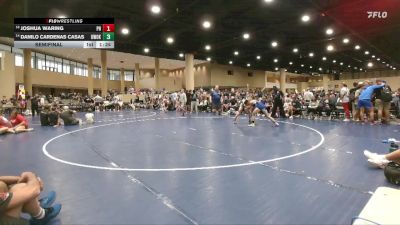 126 lbs Semifinal - Danilo Cardenas Casas, United Wrestling Of Katy vs Joshua Waring, Pace HS