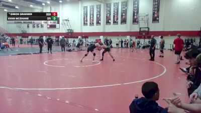 141 lbs Cons. Round 5 - Evan McShane, Cal Poly Humboldt vs Simon Graeber, Southern Oregon