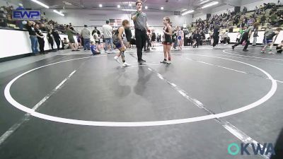 70-75 lbs Rr Rnd 2 - Audrey Crandell, Grove Takedown Club vs Sophia Robinson, Miami